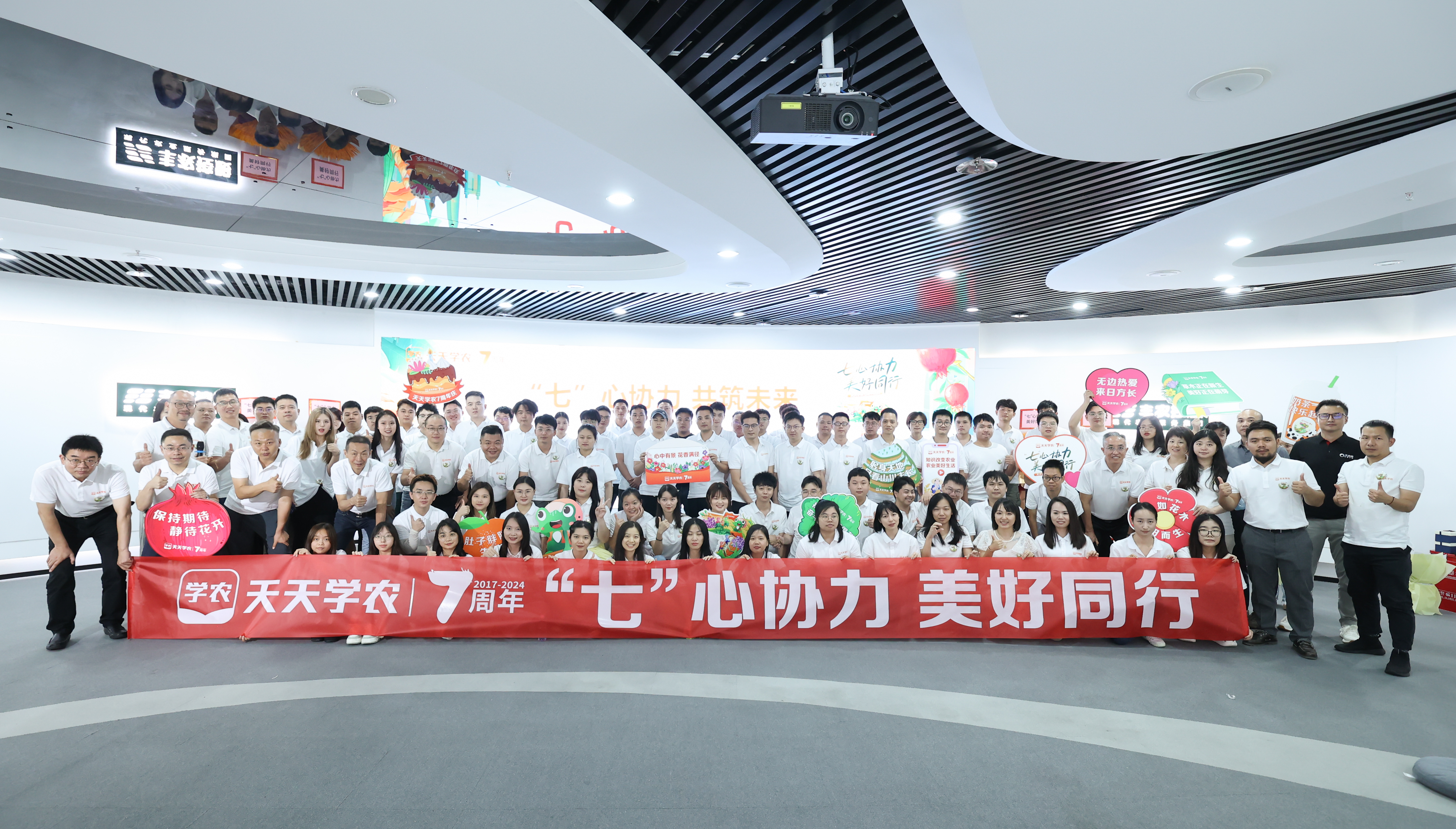 “七”心协力,美好同行,金年会成立七周年生日快乐!